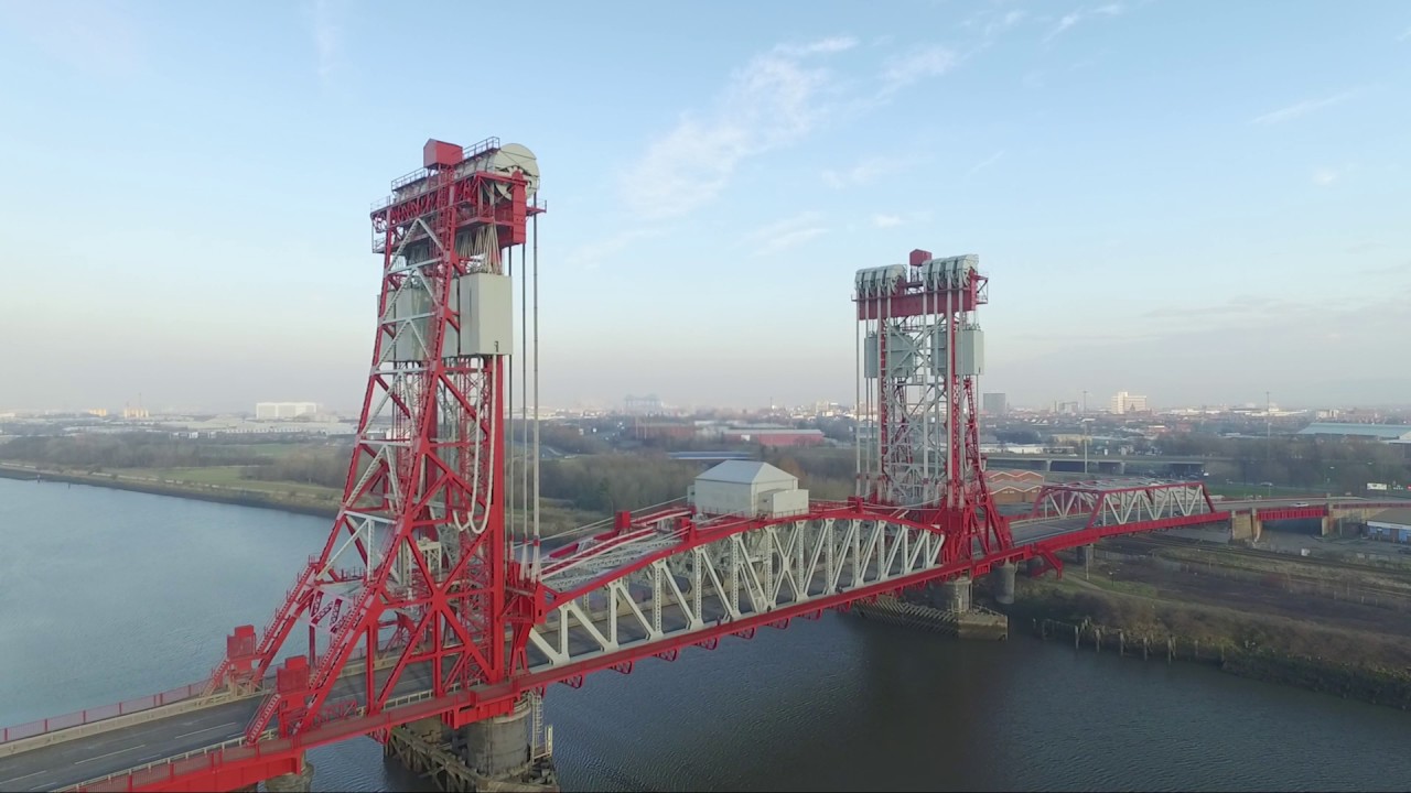 newport bridge and transporter bridge middlesbrough