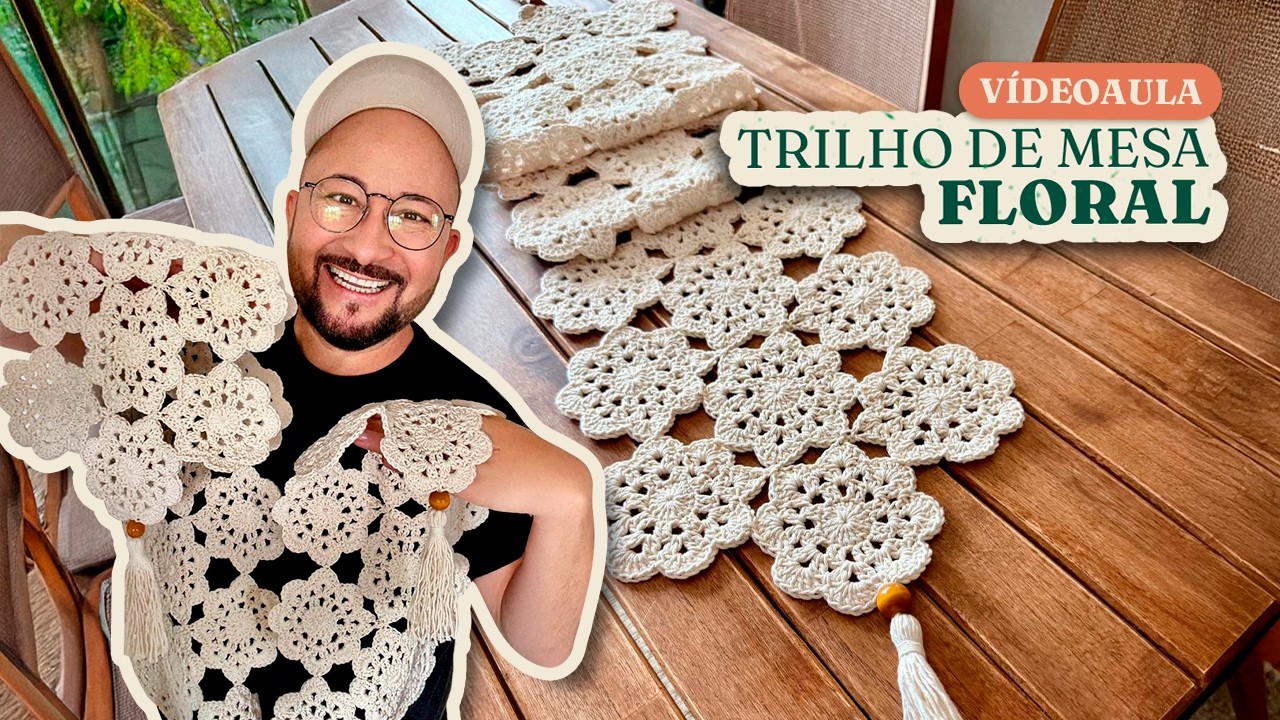Trilho Floral de Croch&ecirc; - por Marcelo Nunes