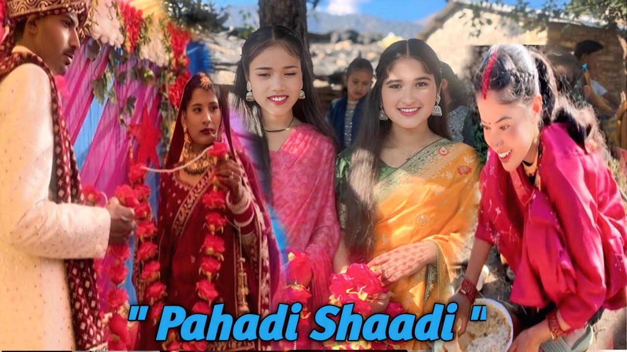 गांव मां बाराती कु सीजन शुरू होगे // Pahadi marriage // Garhwali Vlogs
