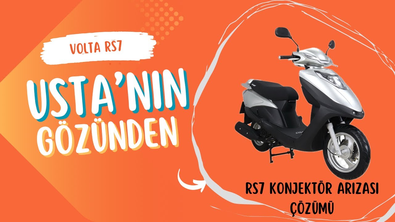 #rs7 #volta Scooter konjektör arızası ve çözümü - akü şişirme problemi ve çözümü