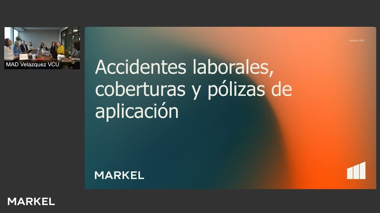 Sesión Webinar | Accidentes Laborales: coberturas y pólizas de aplicación