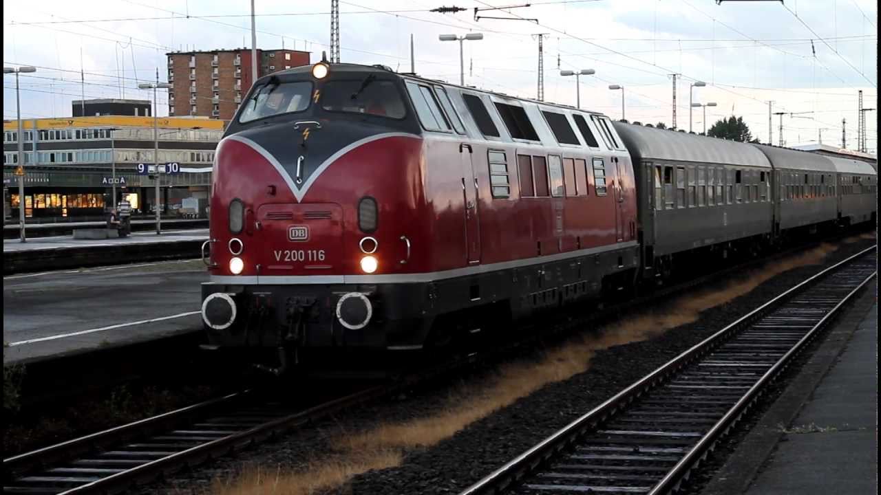 V 200 116 Oberhausen Hbf Ausfahrt