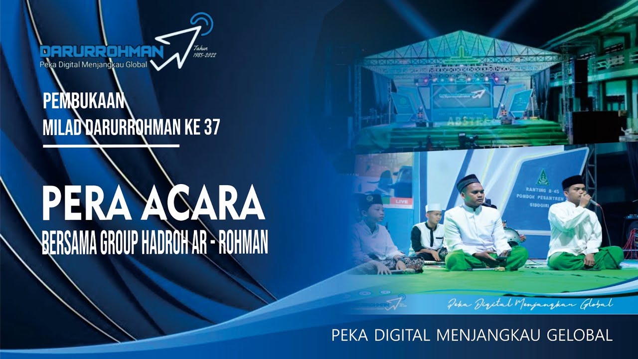 Pera Acara Bersama Group Hadroh Ar - Rohman || SPESIAL MILAD DARURROHMAN KE 37 ||