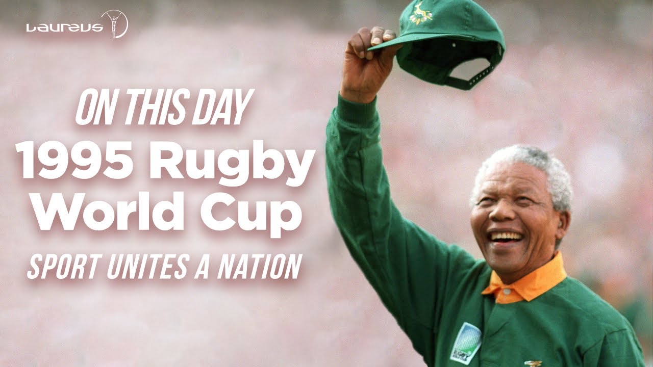 24th June 1995 -  Rugby World Cup - Nelson Mandela