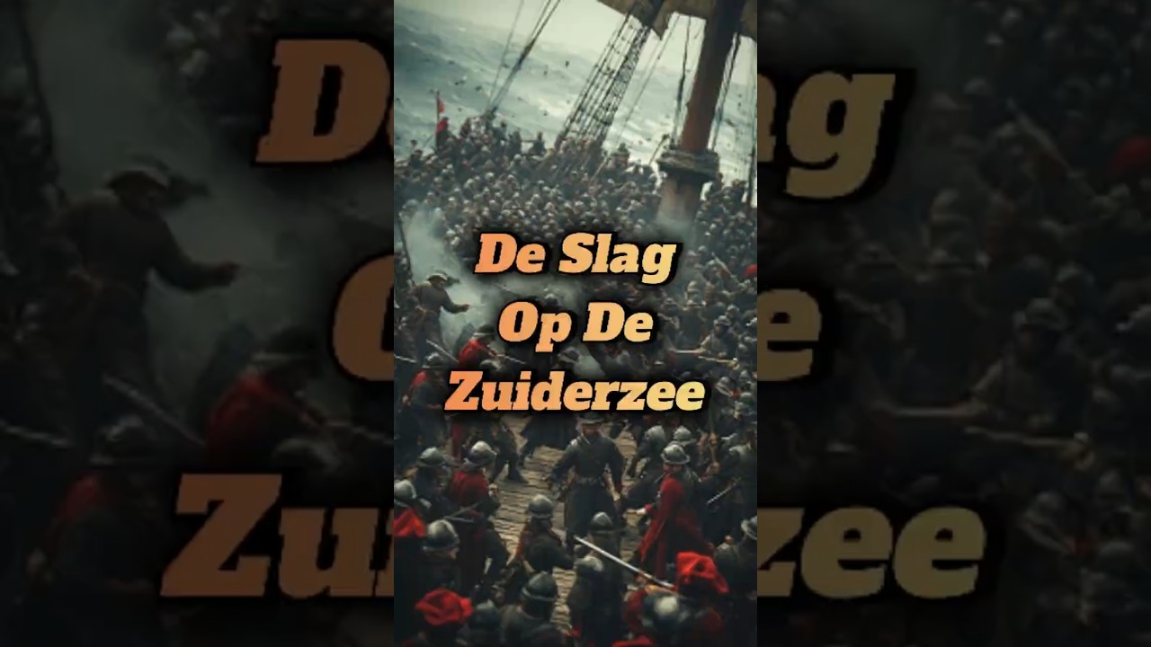 Slag op de Zuiderzee | Hoe Watergeuzen Spanje versloegen in 1573 #theunchartedvoice #history #shorts