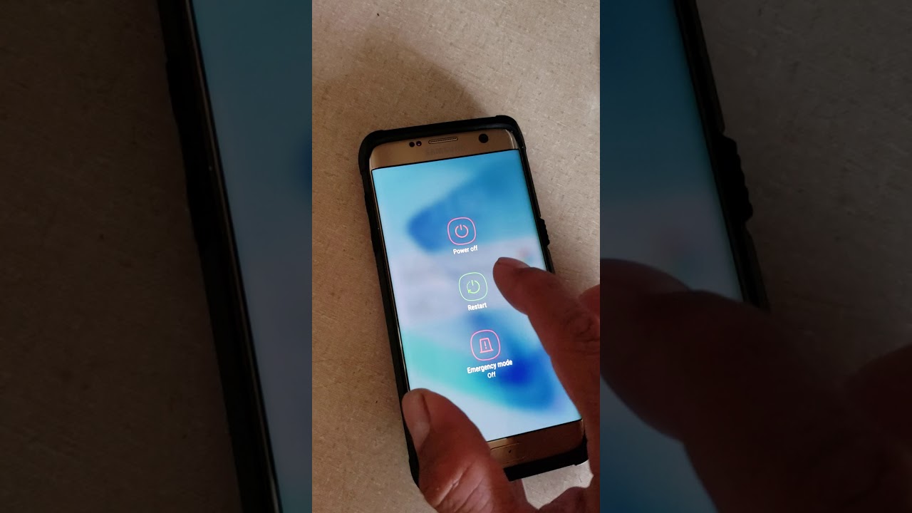 Samsung Galaxy S7 edge Warning Camara Failed