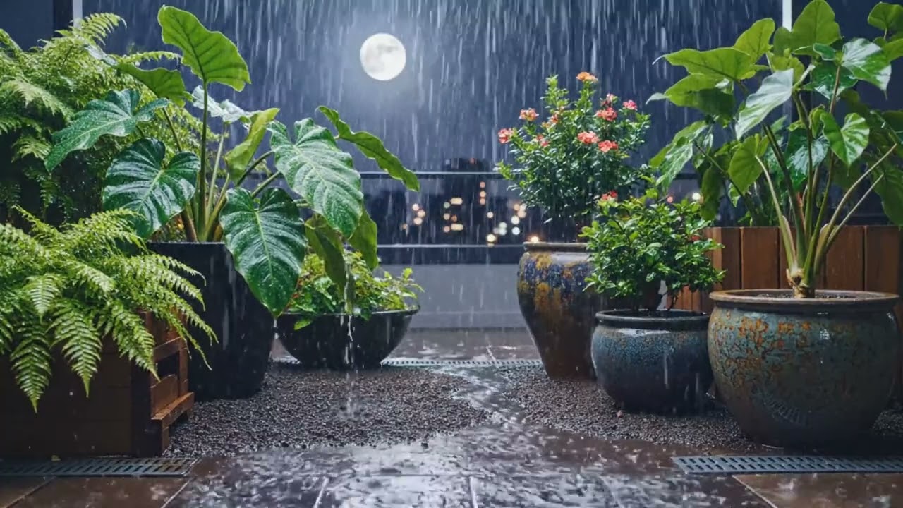 Deep Sleep Rain Sound To Help You Relax And Improve Your Sleep Quality   ☔️ LeafTones
