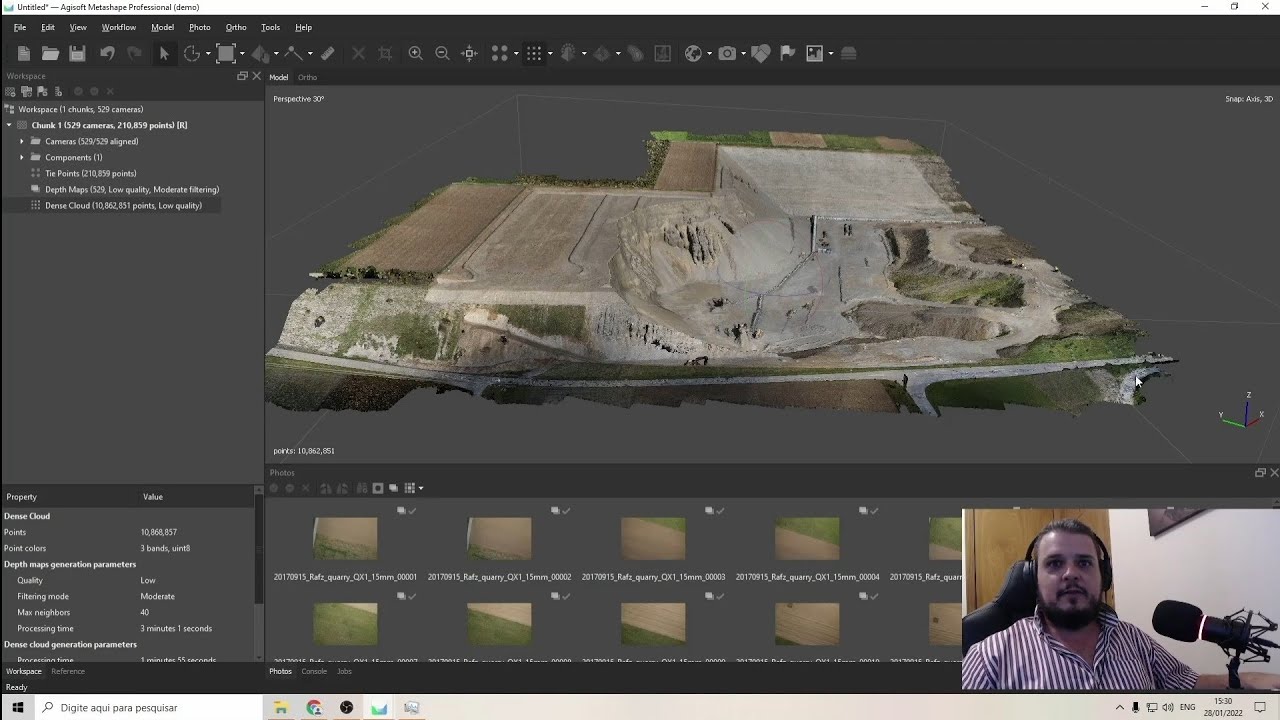 Drone - Agisoft Metashape Básico para começar! O Início!   (01)
