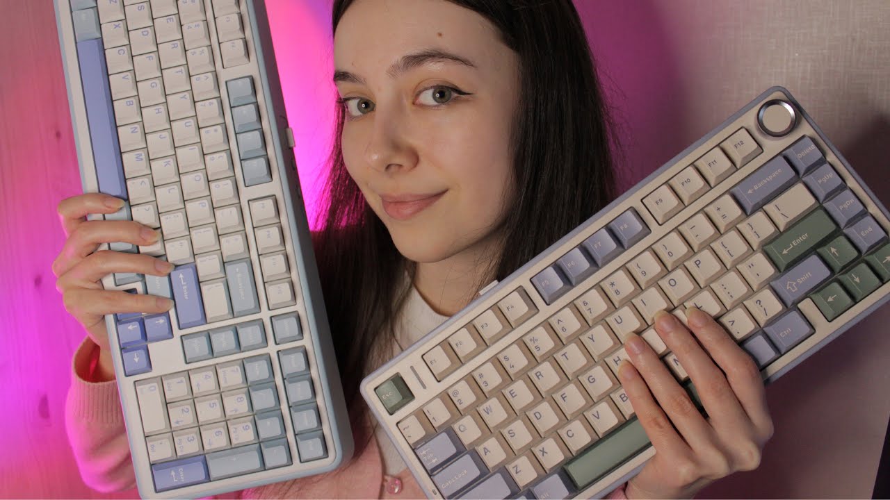 ASMR распаковка и мурашечный обзор клавиатур EPOMAKER TH99 и AULA F75 ⌨️✨
