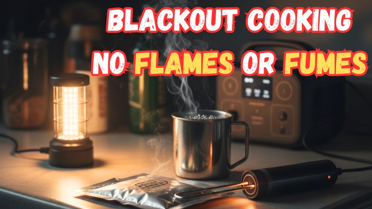 Safest Blackout Cooking: 2 Indoor Ways to Warm Meals (No Fire or Fumes)