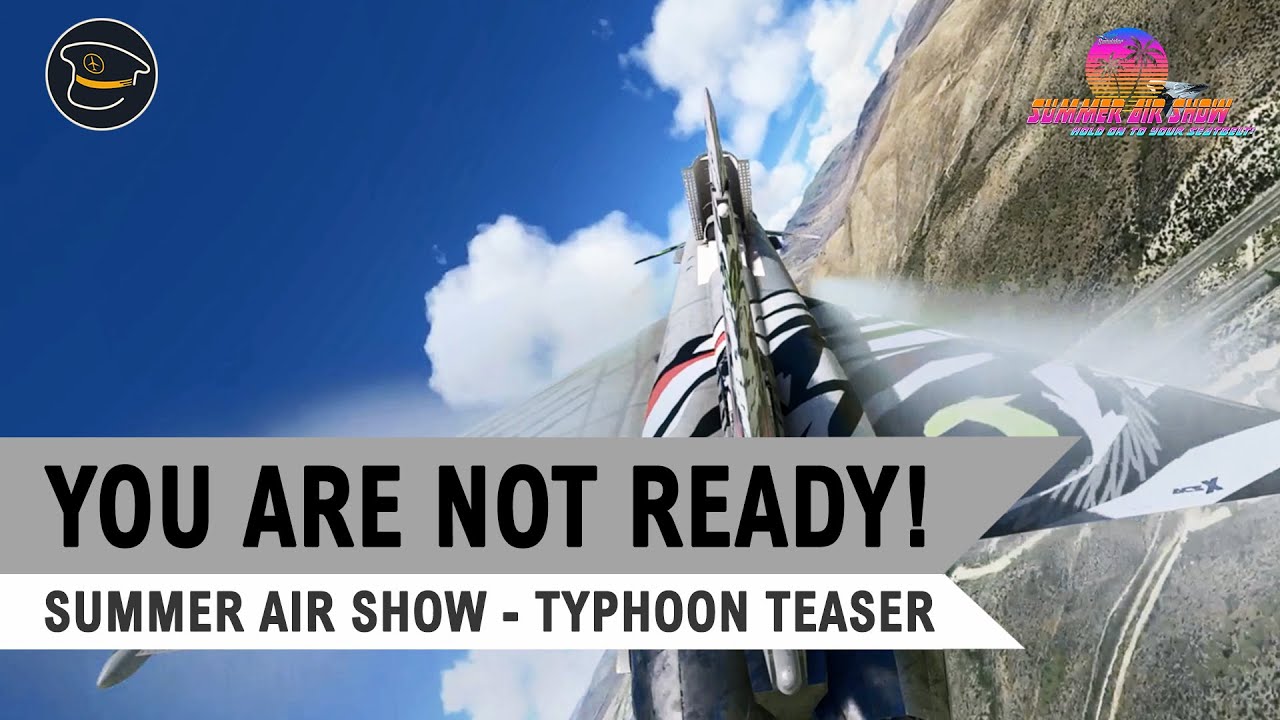 Impressive Typhoon Display by REAL Xbox Pilot in Microsoft Flight Simulator