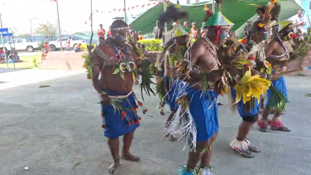 Dance perfomed by Siassi Group  [umboi Island].Original Siassi Heritage family performed in 2025.