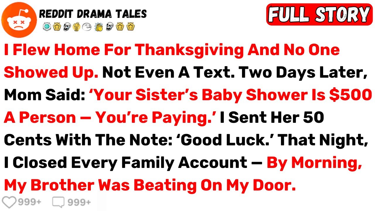 I Flew Home For Thanksgiving And No One Showed Up. Not Even A Text... - Best Reddit Stories