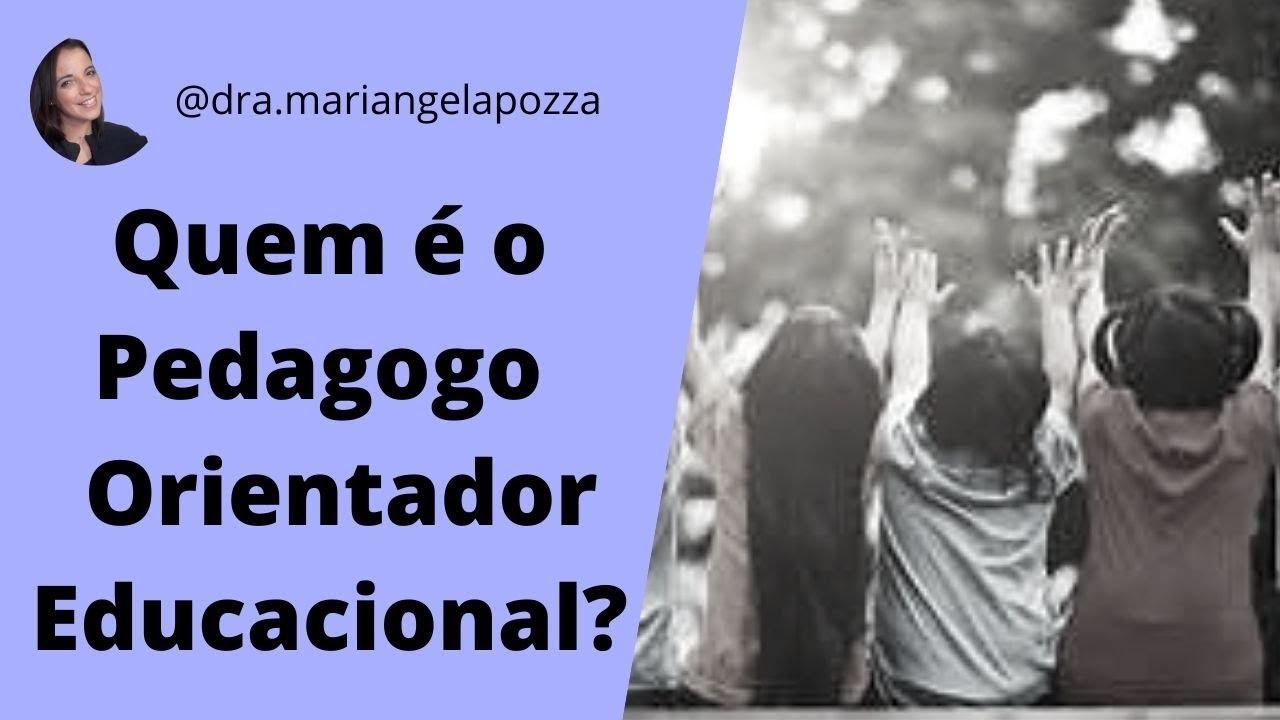 Quem è o Pedagogo Orientador  Educacional? #orientadoreducacional #educador #pedagogo #pesquisador
