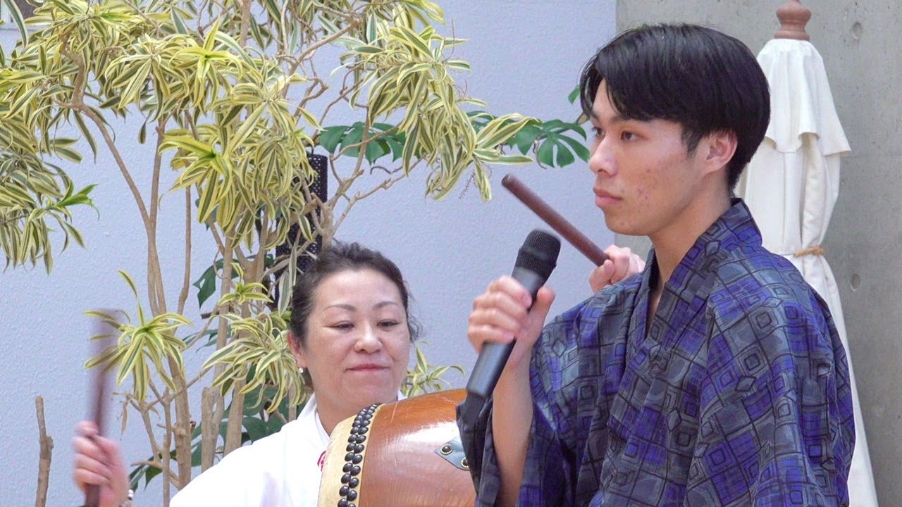 河内音頭　桑舞 心之輔「アルザ泉大津大盆踊り」泉大津市 アルザ1Fアトリウム広場　2025-07-13