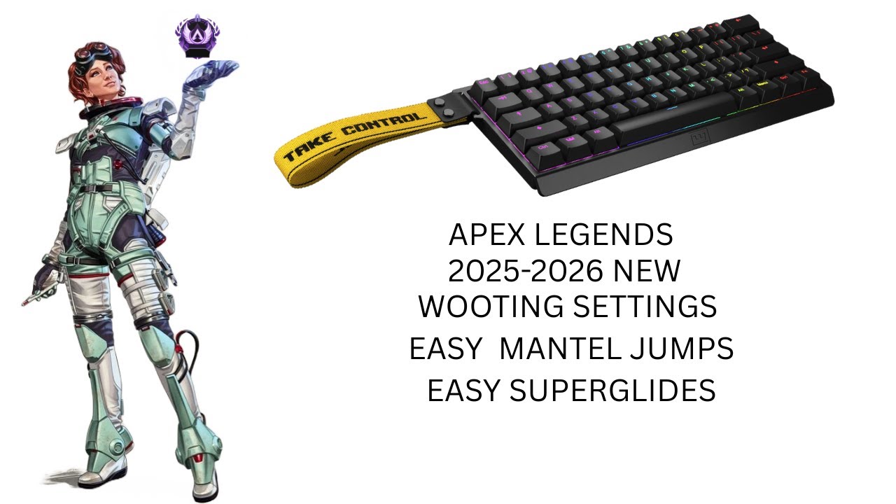 How to superglide using the Wooting | Wooting 60HE | Apex Legends |