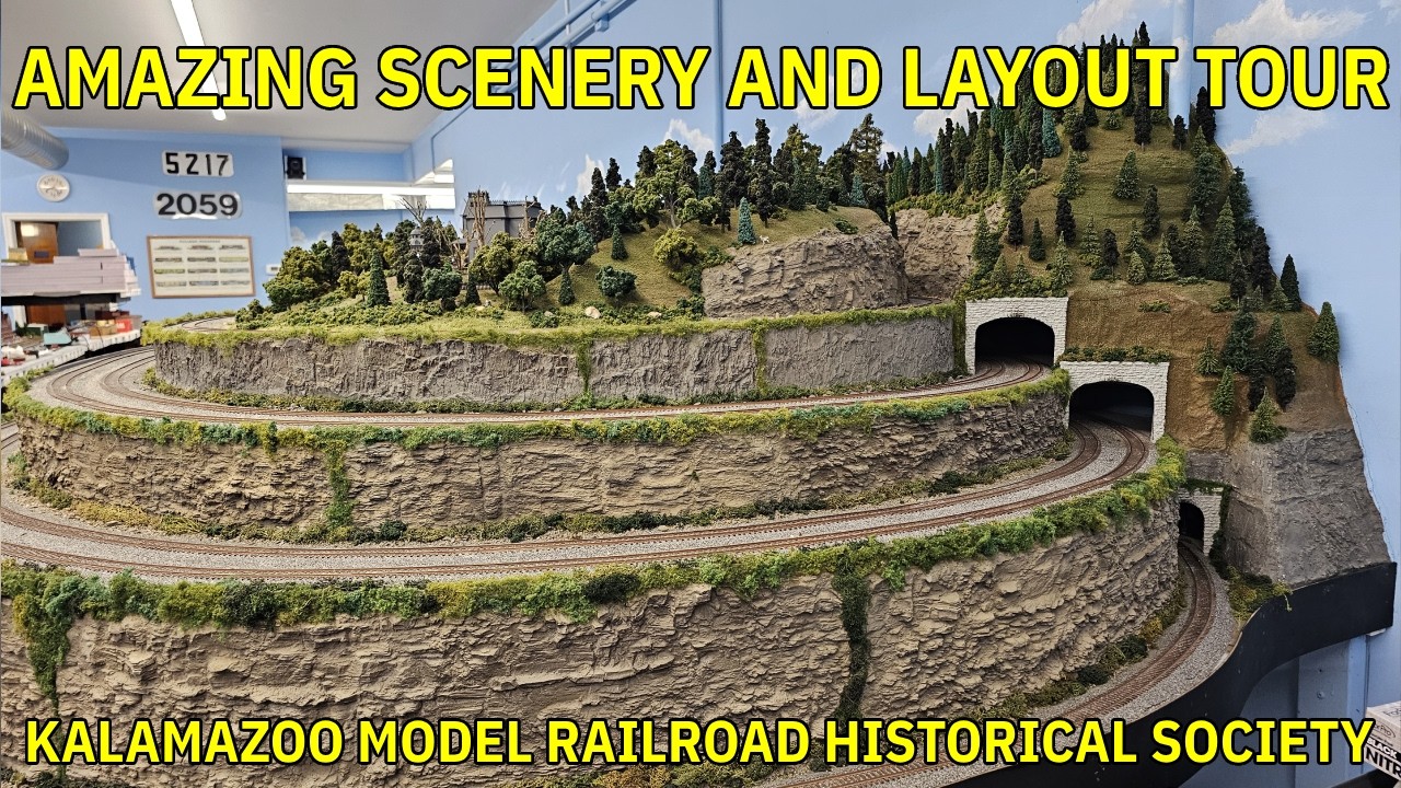 Kalamazoo Model Railroad Historical Society - Ho Upper Level Layout Tour Kalamazoo, MI 11/18/2024