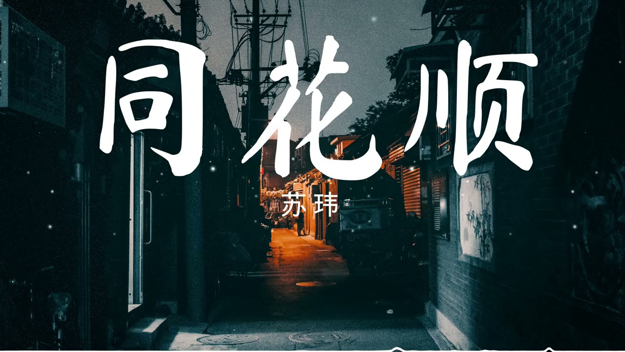 同花顺 - 苏玮 『要是你心里真没我 / 假如说钢铁磨成针 只要愿意等。』【動態歌詞/Pinyin Lyrics】