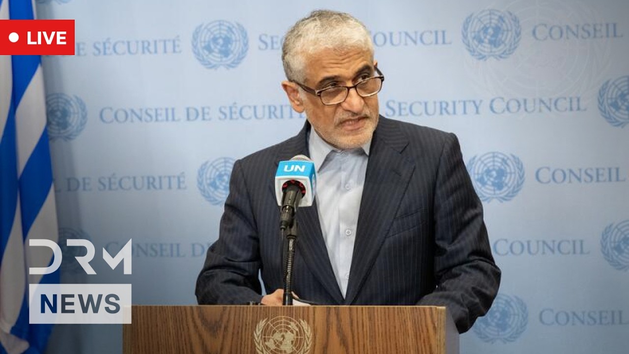 LIVE: Iran&rsquo;s UN Ambassador Iravani Holds Media Stakeout on U.S.‑Israel Strikes | AC1N