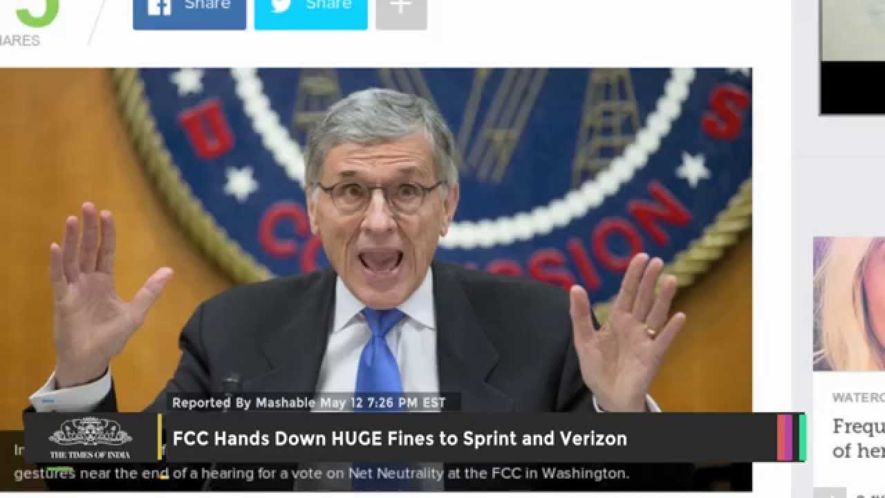 FCC Hands Down HUGE Fines to Sprint and Verizon