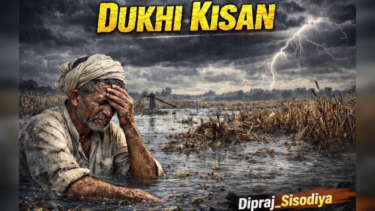 Dukhi Kisan – Barbad Fasal Ki Kahani | Emotional Farmer Song | Dipraj Sisodiya