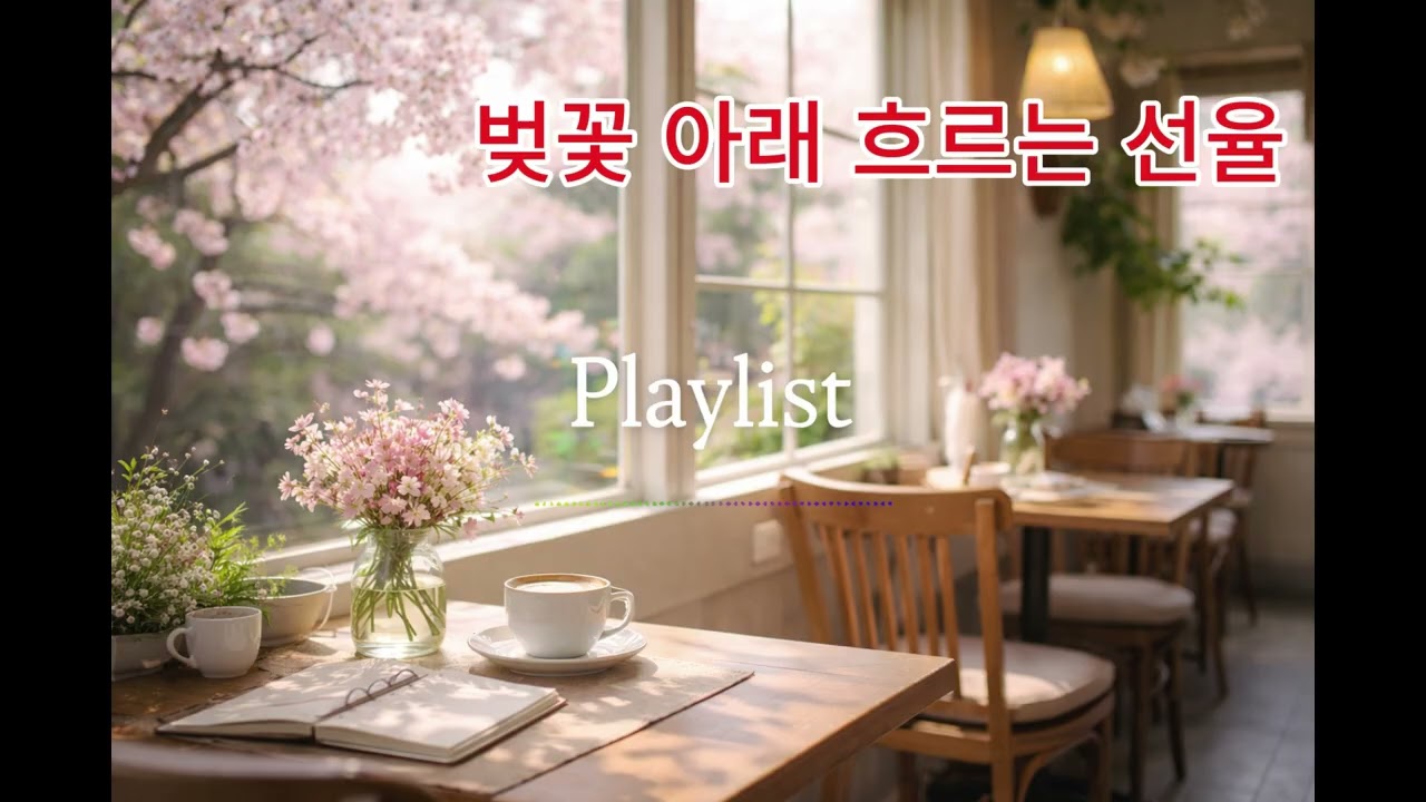 Playlist 🌸봄에 듣기 좋은 기분 좋은 카페음악 ☕ 카페에서 듣기 좋은 피아노 음악 Cherry Blossom Cafe Music | 3 Hour Relaxing BGM