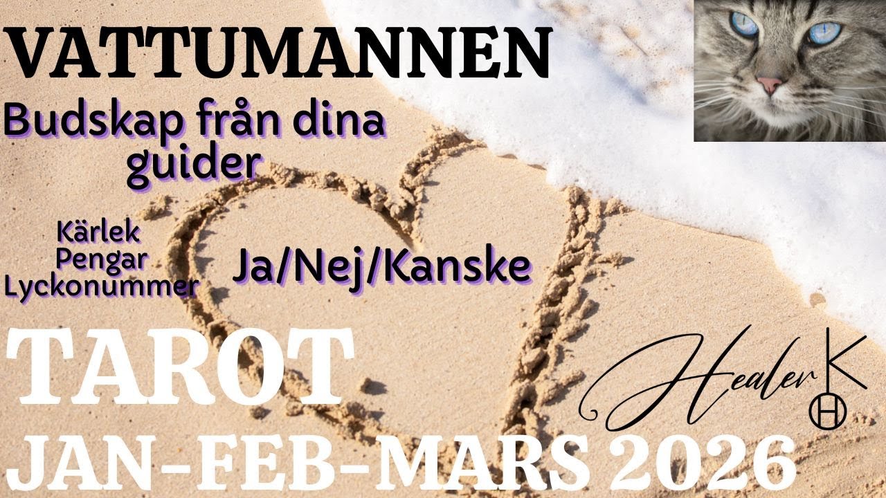 Vattumannen ♒️ Januari-Februari-Mars 2026 Tarot | Healer K