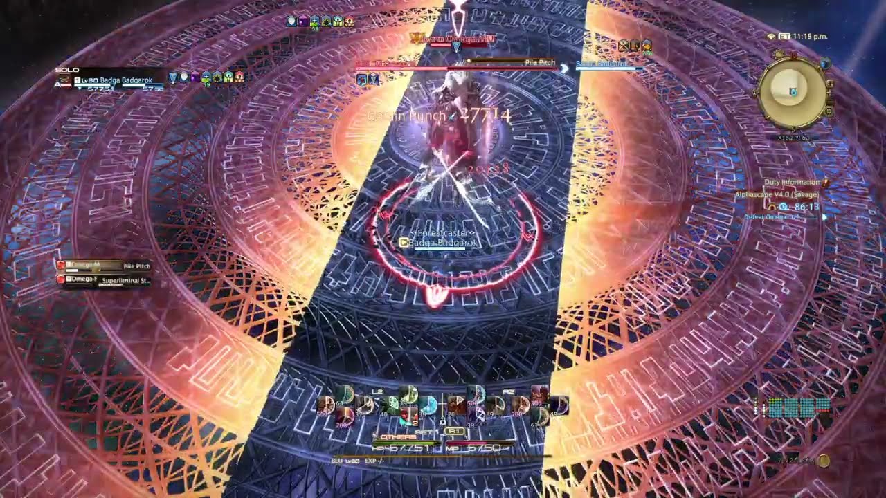 FFXIV O12s - BLU Door Boss Solo kill