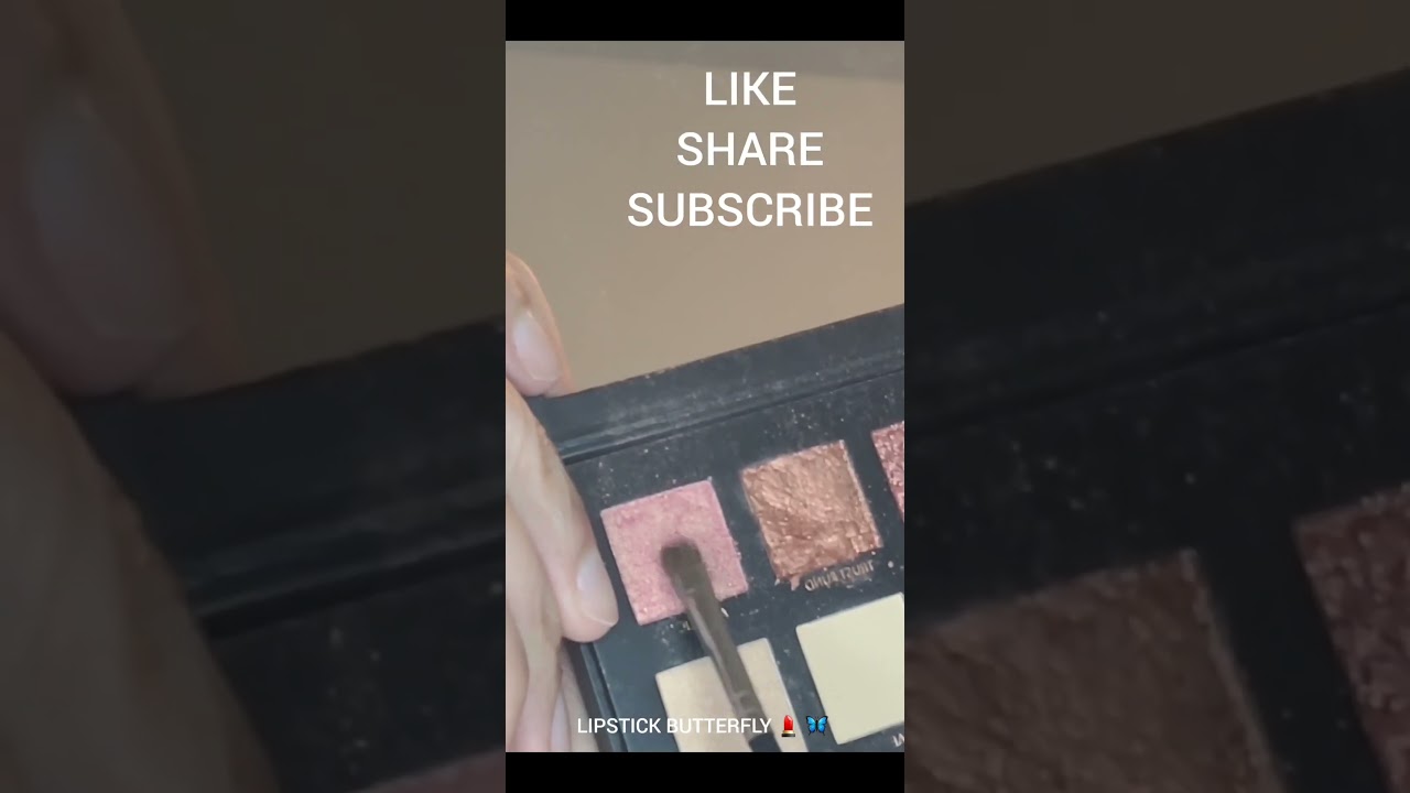 Huda beauty rose gold palette tutorial || eye makeup #shorts