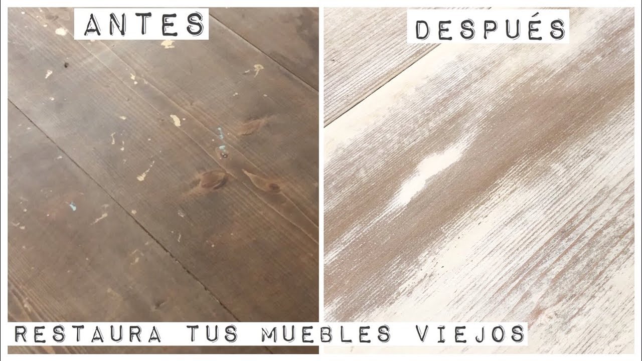 Diy Estilo Envejecido Para Tus Muebles / 