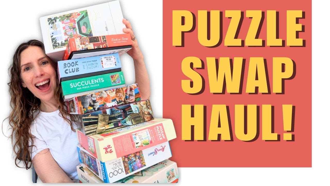 I Swapped for SO Many Puzzles Again! My Latest Puzzle Swap Was PACKED With Gems!