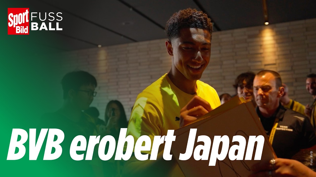 Japan empf&auml;ngt den BVB! Fans feiern Dortmund-Stars bei der Ankunft 🇯🇵