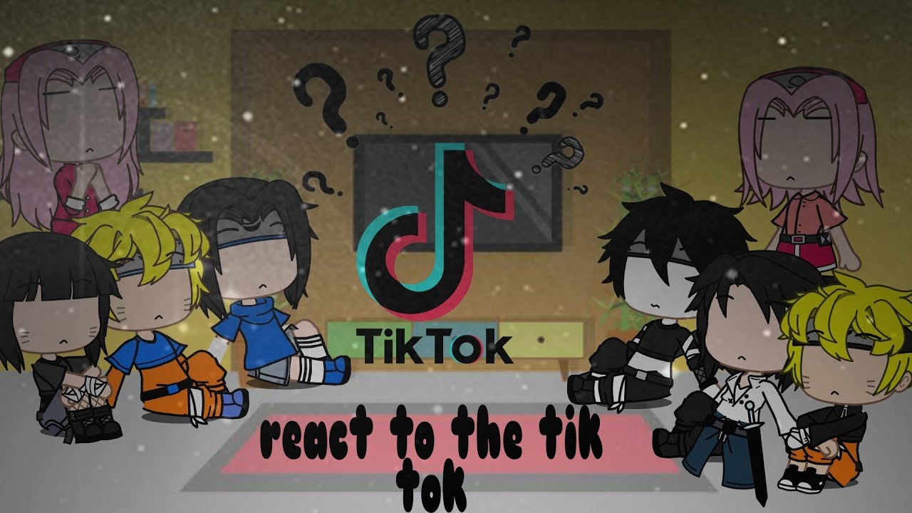 team 7 and his future reacts is tik tok//(sasunaru)(sakuhina)//Naruto//gacha club//