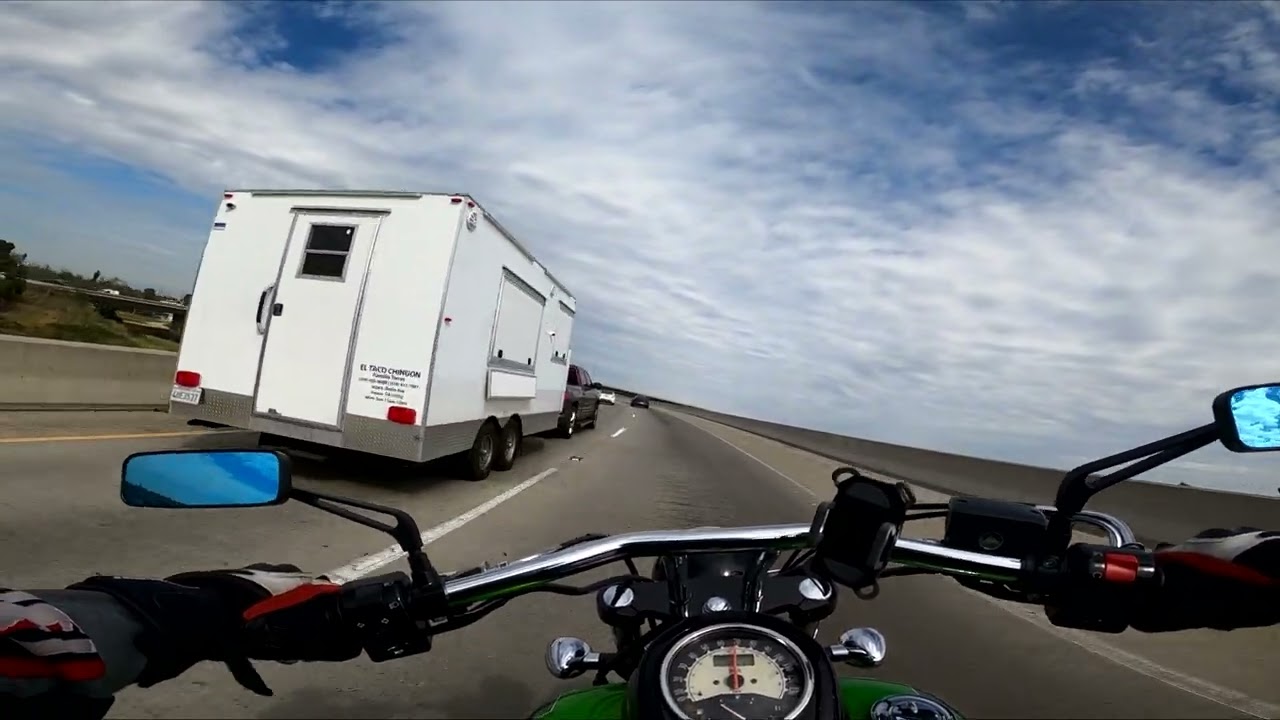commuting ride back home, vulcan 900 custom