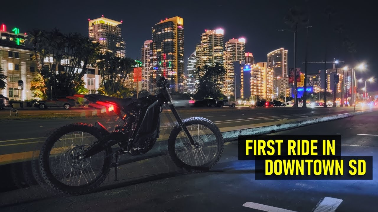 FIRST RIDE THROUGH DOWNTOWN SAN DIEGO || 2023 Surron Ride Out || ebike
