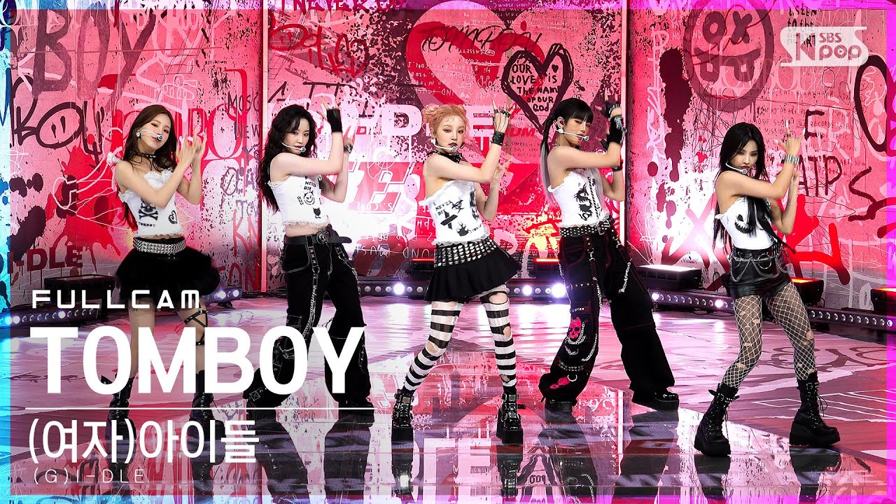 [안방1열 직캠4K] (여자)아이들 'TOMBOY ' 풀캠 ((G)I-DLE Full Cam)│@SBS Inkigayo_2022.03.20.