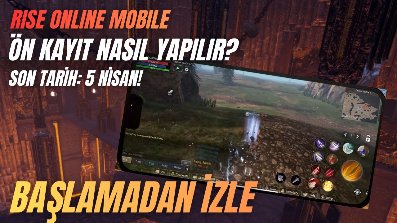 Rise Online Mobile | 10 NİSAN | &Ouml;N KAYIT NASIL YAPILIR? | BAŞLAMADAN İZLE #riseonlinemobile