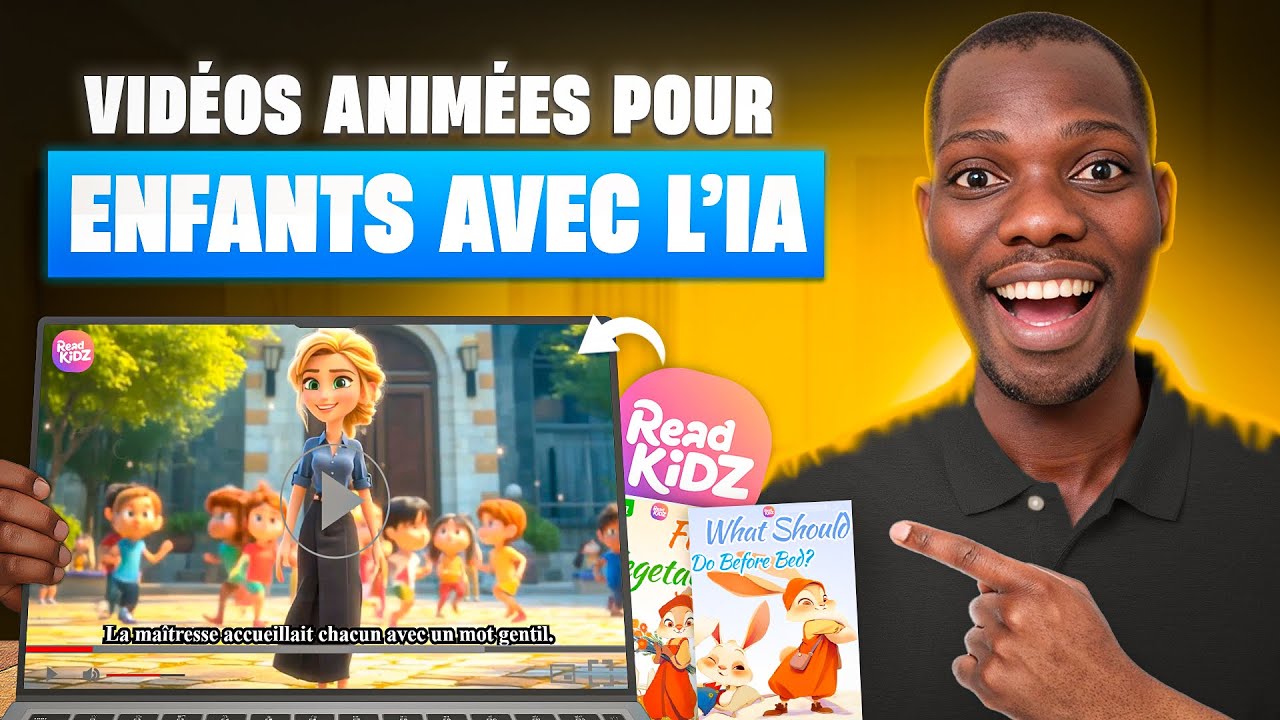 Cr&eacute;er des livres d'histoire et des vid&eacute;os anim&eacute;es en quelques minutes : Readkidz AI