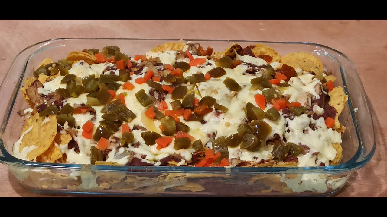 Deliciosa receta de nachos con pollo!