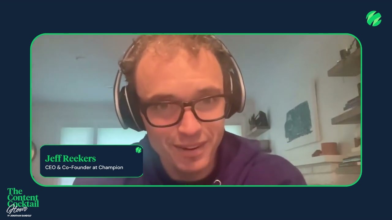 The Art of Customer-Led Growth in B2B Marketing with Jeff Reekers, Champion