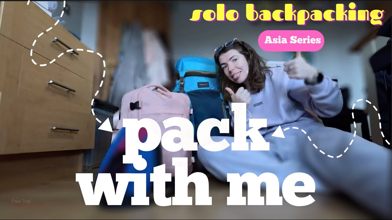 Packing for 4 MONTHS in South East Asia! Solo Backpacking ASIA SERIES 🇹🇭