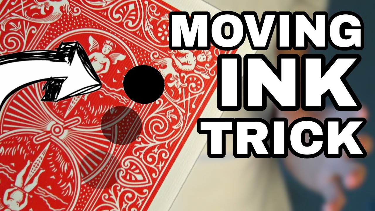 Magic Tutorial - Moving Ink! - (Visually moves in SLOW MOTION!)