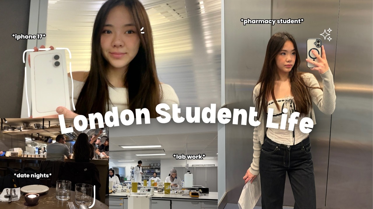 Realistic day in the life as a London uni student 📓 iphone 17 unboxing, labs, lots of studying