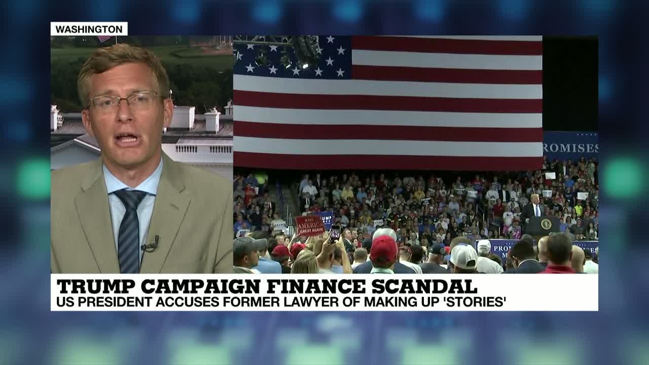 Trump campaign finance scandal: US President accuses former lawyer of making up 'stories'