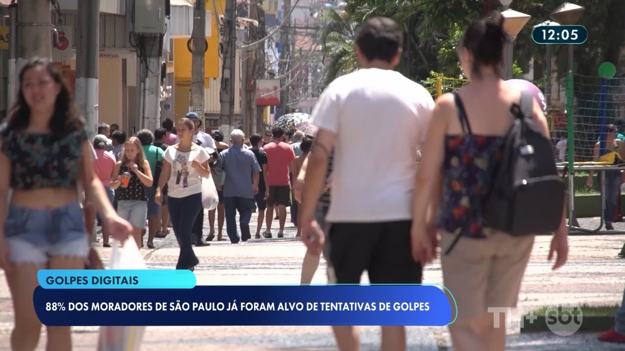 Em 2025 quase 90% dos moradores do estado de São Paulo foram vítimas de golpes
