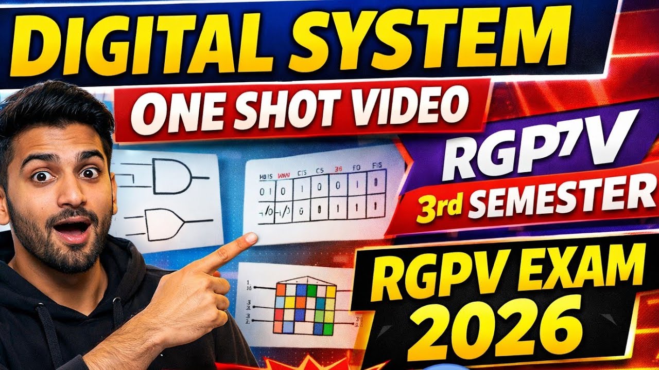 Digital System One Shot 🔥 | RGPV 3rd Semester | Complete Syllabus in 3 Hours | Exam 2026
