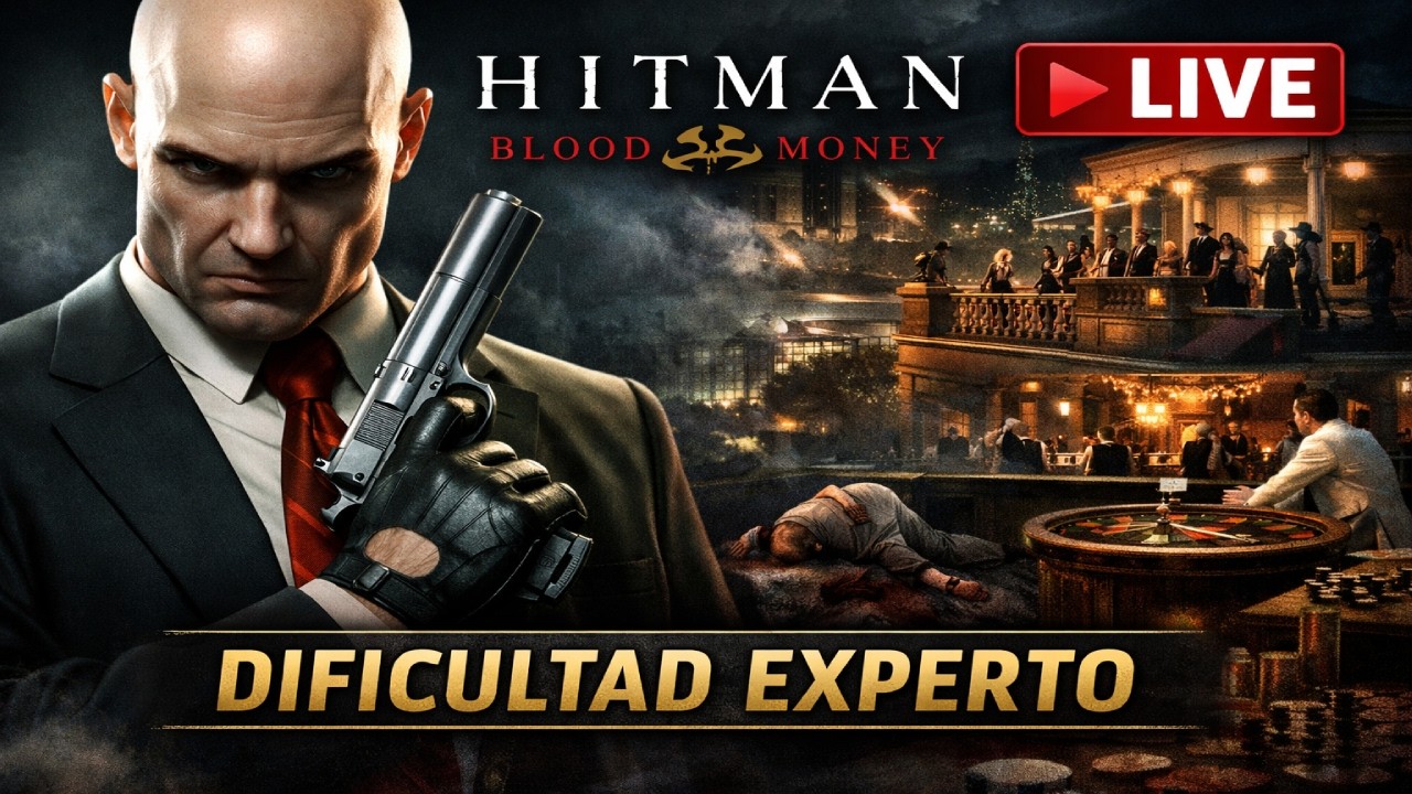 🔴 EN VIVO HITMAN BLOOD MONEY. UN ASESINO VUELVE AL TRABAJO 🔫 PT.1 #hitmanbloodmoney #ps2 #agent47