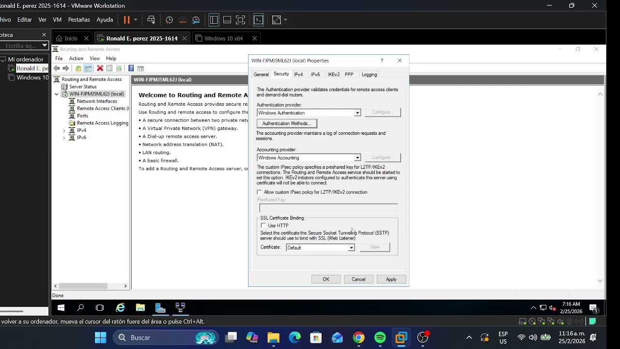 Implementar soluciones VPN y DirectAccess