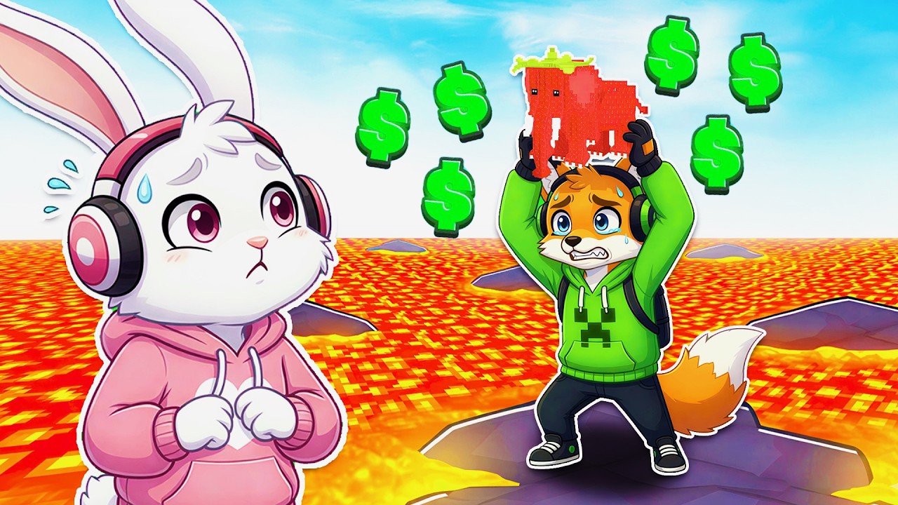 SAVING BRAINROTS IN SURVIVE LAVA FOR BRAINROTS!