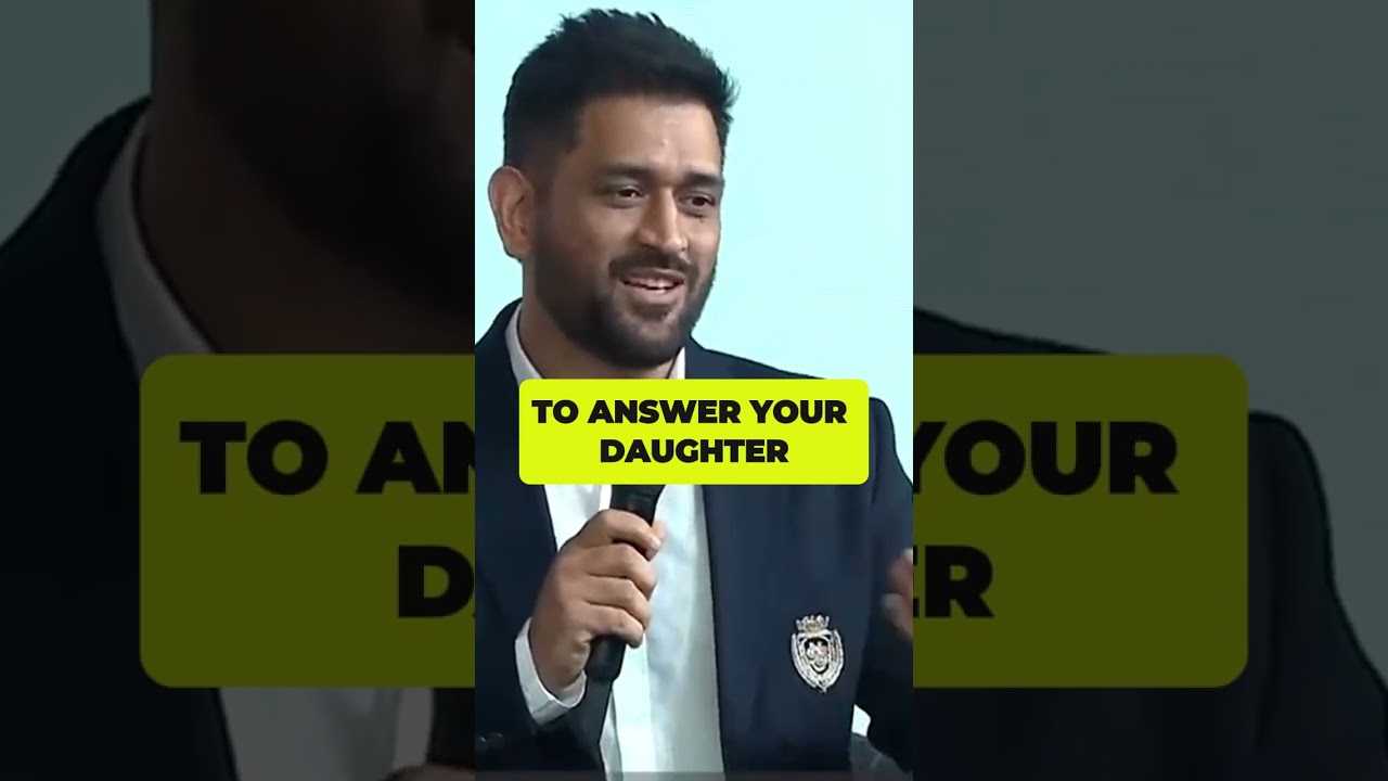 dhoni taking about ziva  #motivation #interview #cricket #success #inspiration #motivational #money
